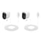 Wasserstein Charging Cable, 25ft, with Adapter, Weatherproof, for Arlo Ultra/Ultra 2/Pro 3/Pro 4, White, 2PK ArloUOutCaQC25ft2pkWhtUS - alternate 1